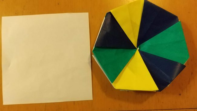 折り紙で作るジャンボこまの折り方とは さくらのお部屋